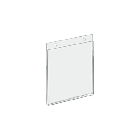 Azar Displays 5.5"W x 7"H Wall U-Frame w/ Holes, PK10 162720